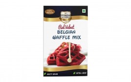 Pinza Naturals Red Velvet Belgian Waffle Mix   Box  380 grams